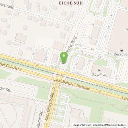 Standortübersicht der Tankstelle Allego GmbH in 16356 Ahrensfelde