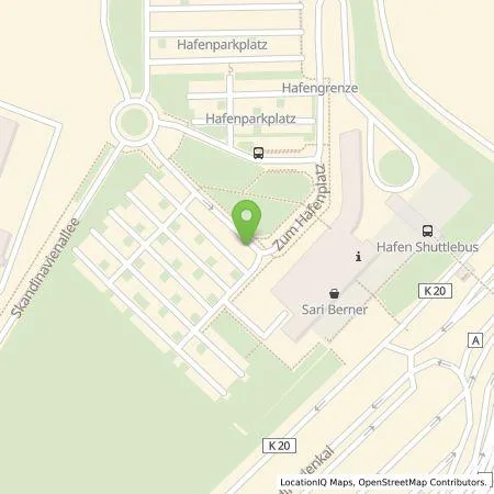 Standortübersicht der Tankstelle Allego GmbH in 23570 Lübeck