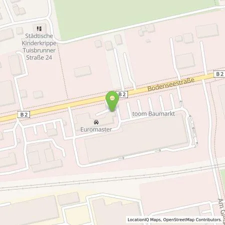 Standortübersicht der Tankstelle Allego GmbH in 81243 München