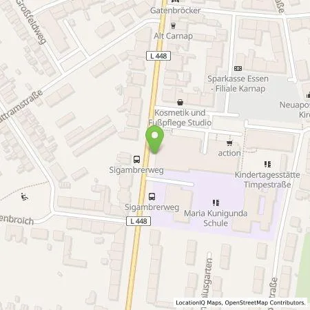 Standortübersicht der Tankstelle Allego GmbH in 45329 Essen