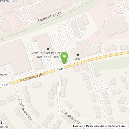 Standortübersicht der Tankstelle Allego GmbH in 45134 Essen