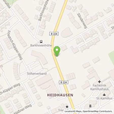 Standortübersicht der Tankstelle Allego GmbH in 45239 Essen