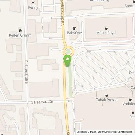 Standortübersicht der Tankstelle Allego GmbH in 45143 Essen