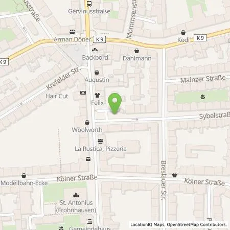 Standortübersicht der Tankstelle Allego GmbH in 45145 Essen