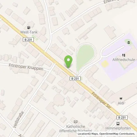 Standortübersicht der Tankstelle Allego GmbH in 45359 Essen