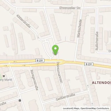 Standortübersicht der Tankstelle Allego GmbH in 45143 Essen