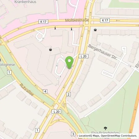 Standortübersicht der Tankstelle Allego GmbH in 45138 Essen