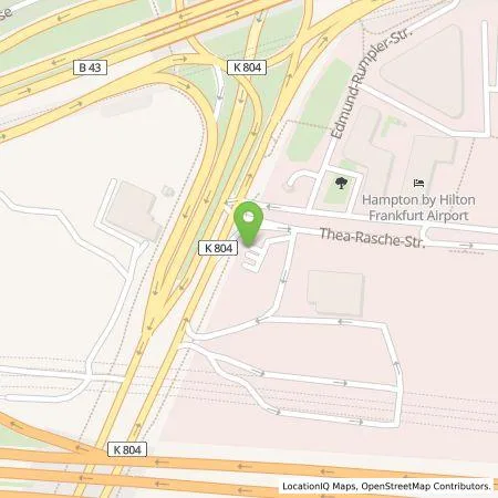 Standortübersicht der Tankstelle Allego GmbH in 60549 Frankfurt am Main