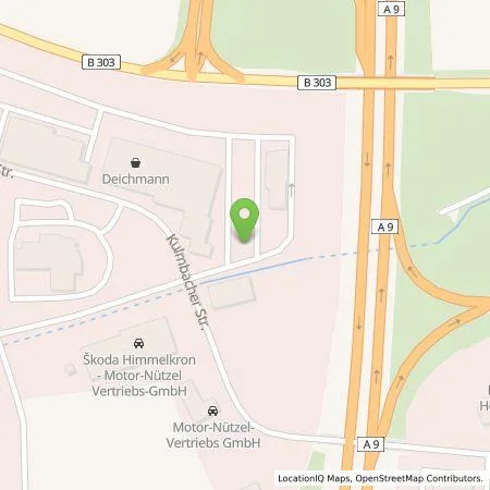 Standortübersicht der Tankstelle Allego GmbH in 95502 Himmelkron