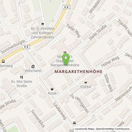 Standortübersicht der Tankstelle Allego GmbH in 45149 Essen