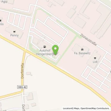 Standortübersicht der Tankstelle Allego GmbH in 94491 Hengersberg