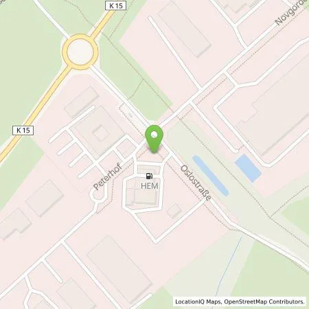 Standortübersicht der Tankstelle Allego GmbH in 23560 Lübeck