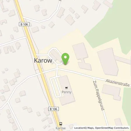 Standortübersicht der Tankstelle Allego GmbH in 23972 Dorf Mecklenburg OTKarow