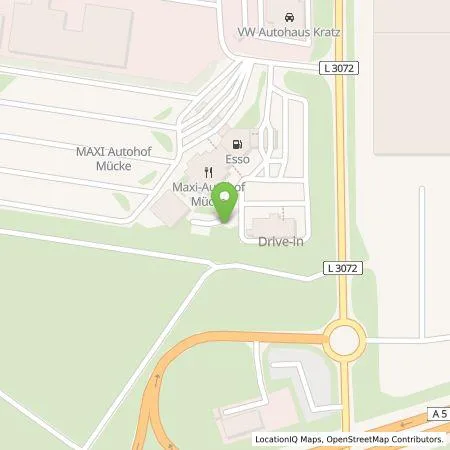 Standortübersicht der Tankstelle Allego GmbH in 35325 Mücke