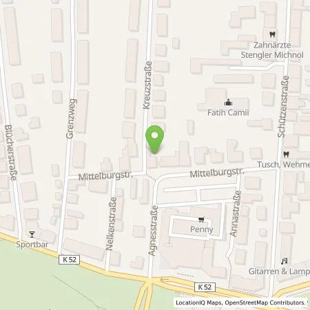 Standortübersicht der Tankstelle Allego GmbH in 49084 Osnabrück