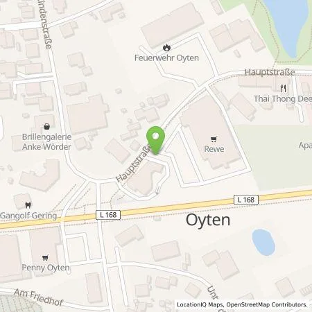 Standortübersicht der Tankstelle Allego GmbH in 28876 Oyten