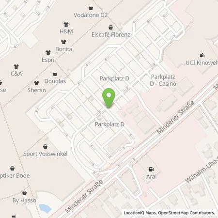 Standortübersicht der Tankstelle Allego GmbH in 32547 Bad Oeynhausen