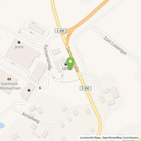 Standortübersicht der Tankstelle Allego GmbH in 09244 Oberlichtenau