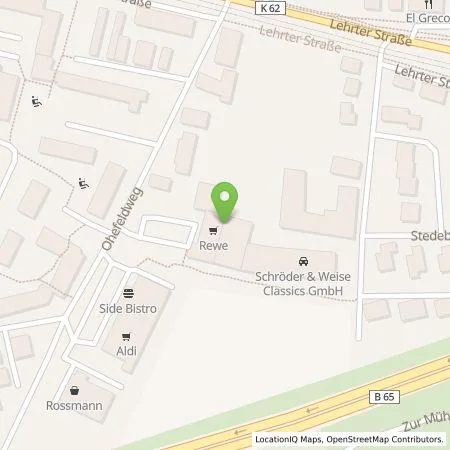 Standortübersicht der Tankstelle Allego GmbH in 30559 Hannover