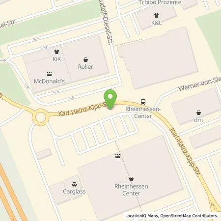 Standortübersicht der Tankstelle Allego GmbH in 55232 Alzey