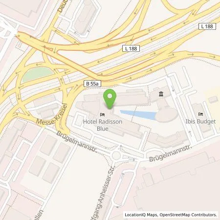 Standortübersicht der Tankstelle Allego GmbH in 50679 Köln