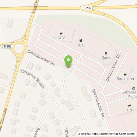 Standortübersicht der Tankstelle Allego GmbH in 25832 Tönning