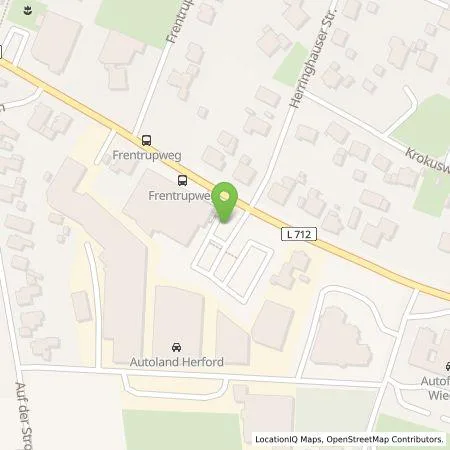 Standortübersicht der Tankstelle Allego GmbH in 32051 Herford