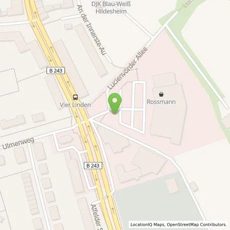 Standortübersicht der Tankstelle Allego GmbH in 31139 Hildesheim