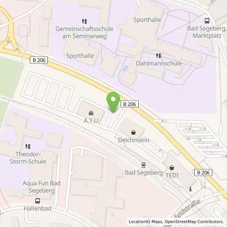 Standortübersicht der Tankstelle Allego GmbH in 23795 Bad Segeberg