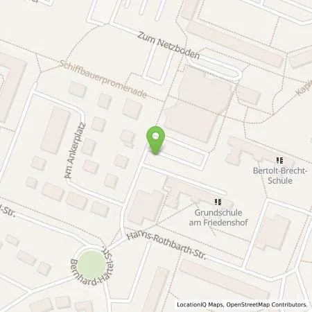 Standortübersicht der Tankstelle Allego GmbH in 23966 Wismar