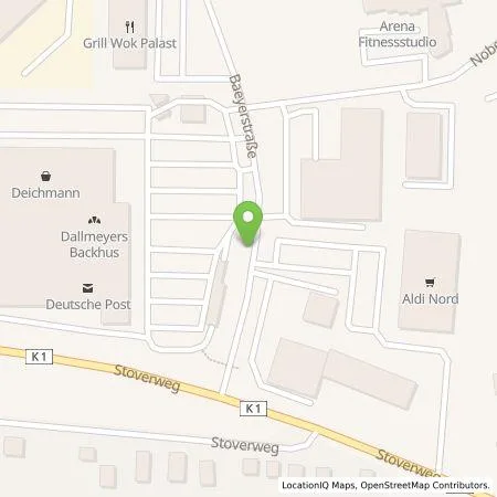 Standortübersicht der Tankstelle Allego GmbH in 24536 Neumünster (Nord)