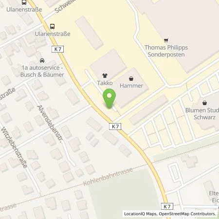 Standortübersicht der Tankstelle Allego GmbH in 59075 Hamm