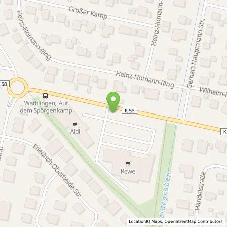 Standortübersicht der Tankstelle Allego GmbH in 29339 Wathlingen