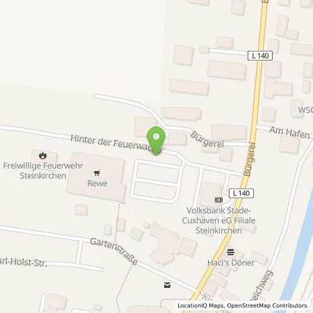 Standortübersicht der Tankstelle Allego GmbH in 21720 Steinkirchen