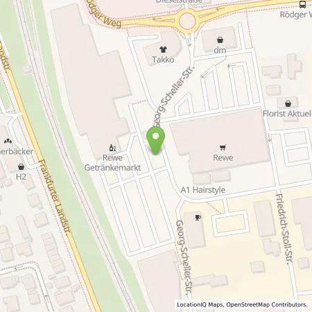 Standortübersicht der Tankstelle Allego GmbH in 61231 Bad Nauheim