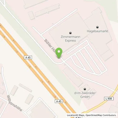 Standortübersicht der Tankstelle Allego GmbH in 57258 Freudenberg