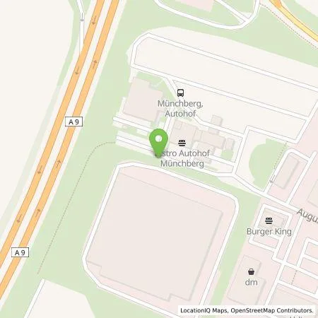 Standortübersicht der Tankstelle Allego GmbH in 95213 Münchberg