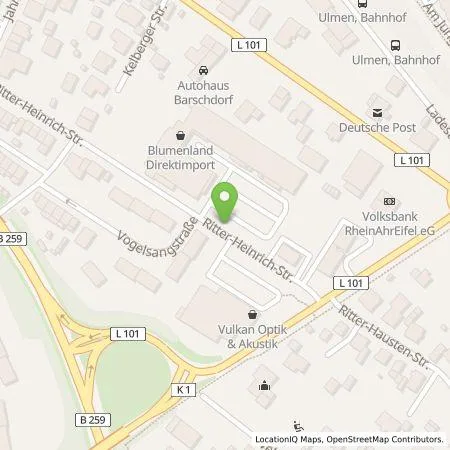 Standortübersicht der Tankstelle Allego GmbH in 56766 Ulmen