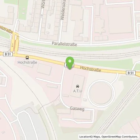 Standortübersicht der Tankstelle Allego GmbH in 66115 Saarbrücken