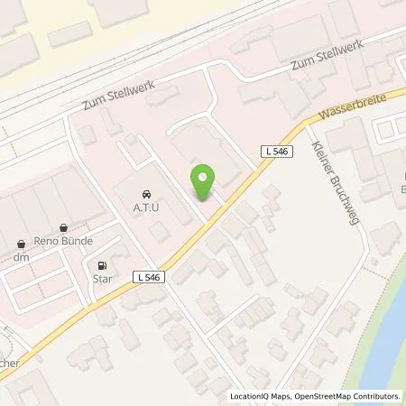 Standortübersicht der Tankstelle Allego GmbH in 32257 Bünde