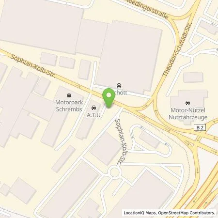 Standortübersicht der Tankstelle Allego GmbH in 95448 Bayreuth