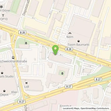 Standortübersicht der Tankstelle Allego GmbH in 72072 Tübingen