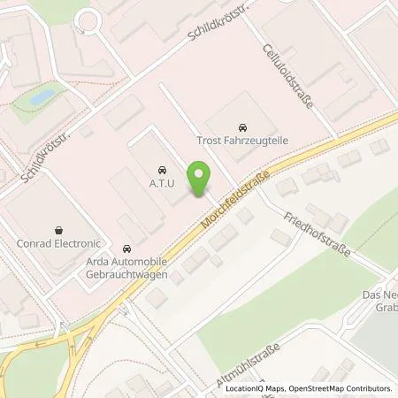 Standortübersicht der Tankstelle Allego GmbH in 68199 Mannheim