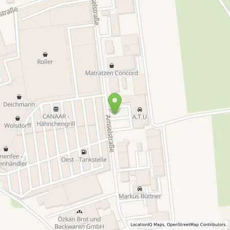 Standortübersicht der Tankstelle Allego GmbH in 68307 Mannheim