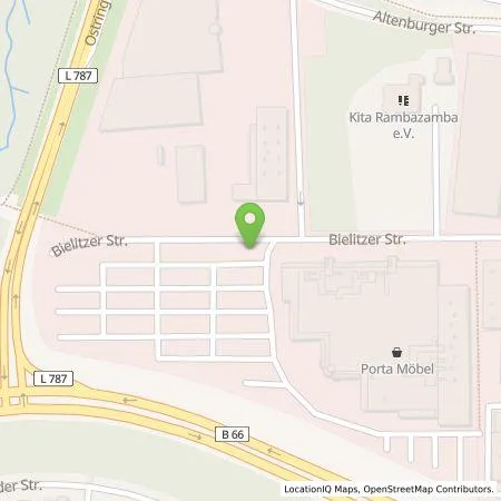 Standortübersicht der Tankstelle Allego GmbH in 33699 Bielefeld