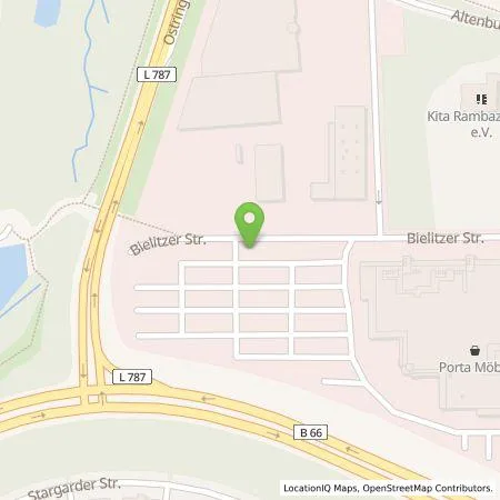 Standortübersicht der Tankstelle Allego GmbH in 33699 Bielefeld