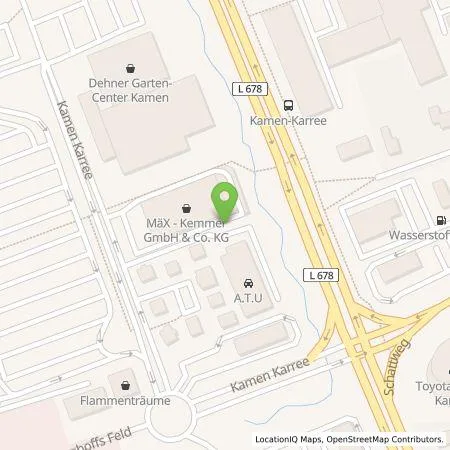 Standortübersicht der Tankstelle Allego GmbH in 59174 Kamen