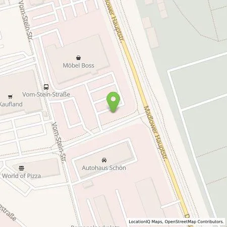 Standortübersicht der Tankstelle Allego GmbH in 03050 Cottbus