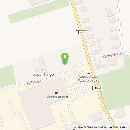 Standortübersicht der Tankstelle Allego GmbH in 31633 Leese