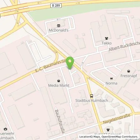 Standortübersicht der Tankstelle Allego GmbH in 95326 Kulmbach